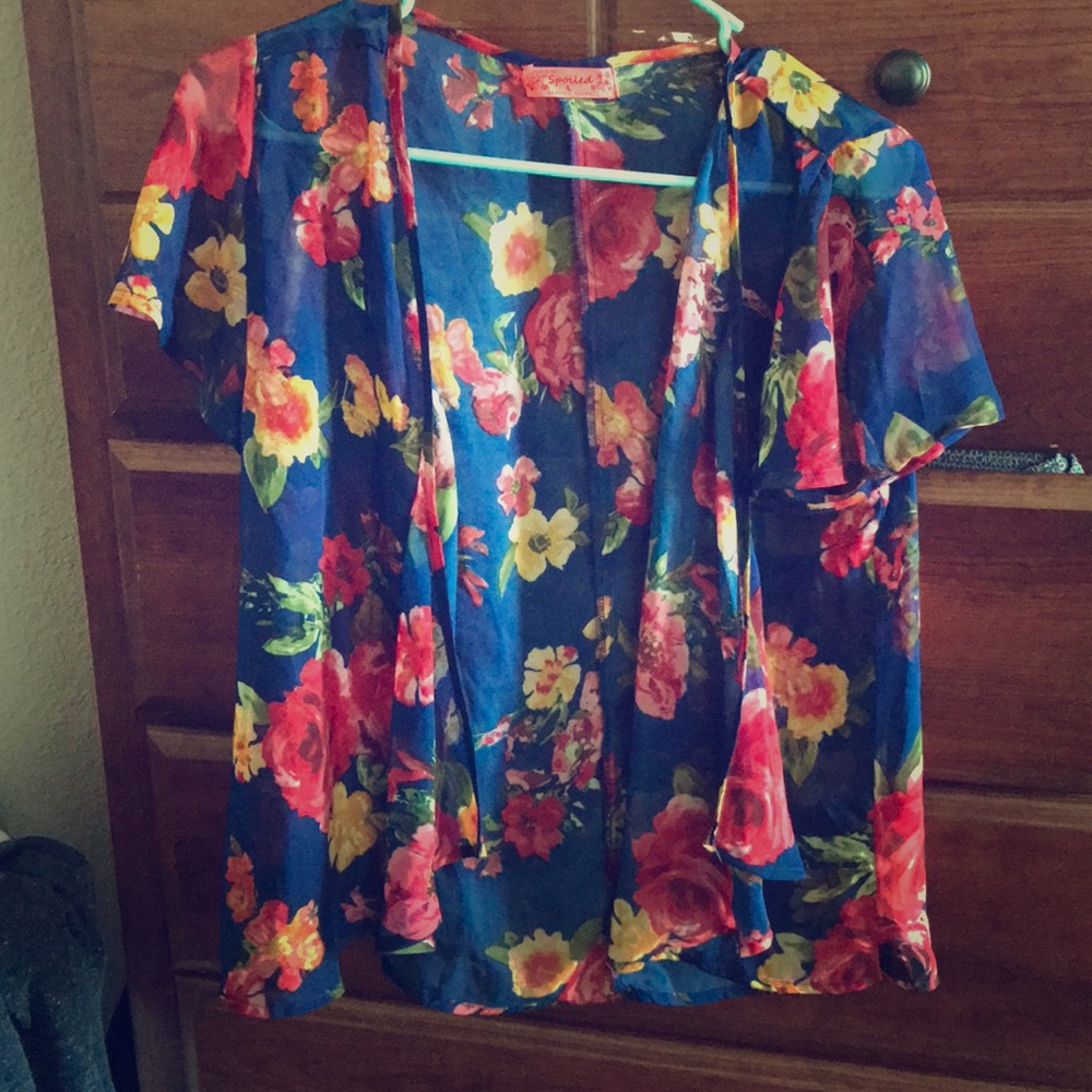Floral cover up